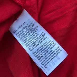 Calvin Klein Shirts - Calvin Klein Red Tshirt. Calvin Klein Shirts - Calvin Klein Red Tshirt.